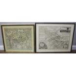 After Emanuel Bowen, 'An accurate map of the West Riding of Yorkshire divided into its