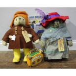 A Gabrielle designs 1972 Paddington Bear with label 'Darkest Peru to London, England via