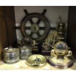 SECTION 21. A small collection of assorted maritime collectables including a miniature ships