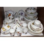 SECTION 12. A large quantity of Royal Worcester 'Evesham' pattern tea and dinner wares including