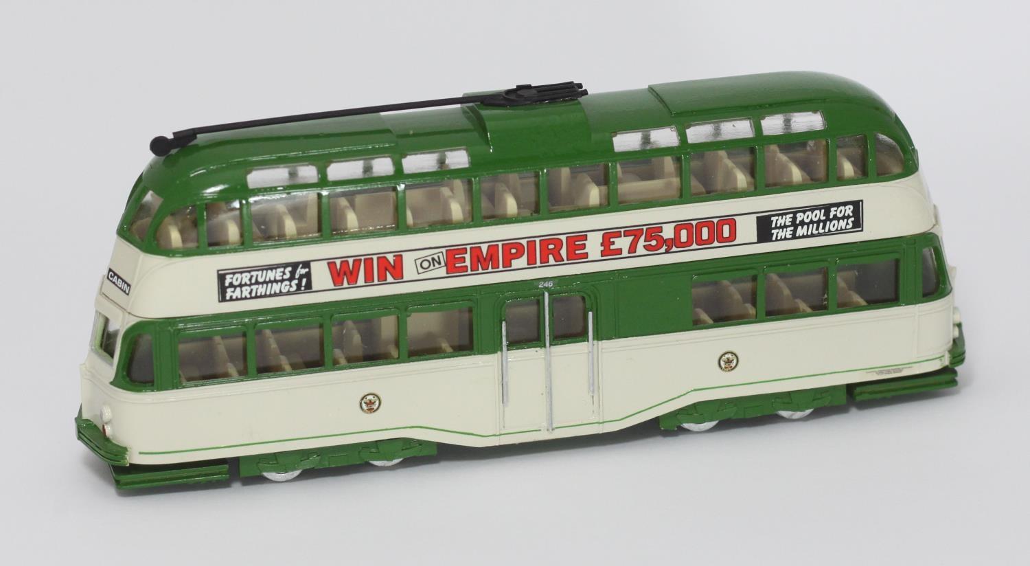 A rare Corgi Classics Resin Prototype of the Original Omnibus Company's 1:76 Scale Blackpool Balloon