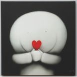 Doug Hyde, (b.1972), British contemporary, 'Declaring My Love', giclee on canvas, a large naive