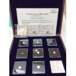'Portraits of a Princess,' a collection of 8x .585/14ct gold coins, each proof Struck with a