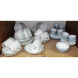 SECTION 29. A Royal Doulton 'Berkshire' part tea and coffee set comprising six teacups and