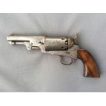 Late 19th century Belgian Colt Extra American .35 calibre five-shot percussion revolver, with 3