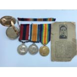 A WW1 Distinguished Conduct in The Field Medal, together with a War Medal and Victory Medal to i5335
