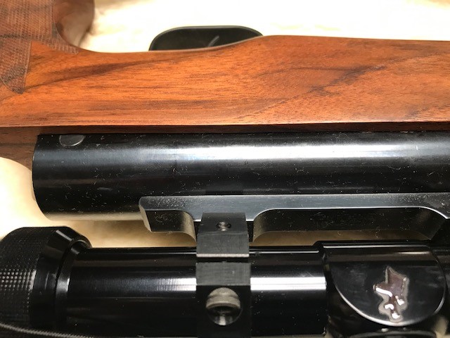 A Theoben SLR-88 .22 air rifle, with under-lever compressing spring loading with five 6-shot - Image 9 of 13