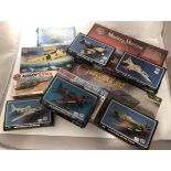 Airfix model kits including GMC DUKW 353, Westland Sea King, Westland Army Lynx, six Starfix kits,