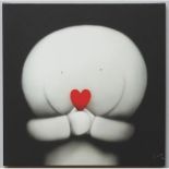 Doug Hyde, (b.1972), British contemporary, 'Declaring My Love', giclee on canvas, a large naive