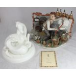 A Royal Doulton ceramic figure-group 'The Gift of Life' modelled as Mare and Foal by Russell