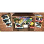 Six Corgi Noddy in Toyland boxed figures with cars, two Corgi Chitty Chitty Bang Bang boxed