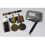 A WW1 War Medal and Victory Medal to Royal Marines Bandsman 2535 Musician J. Livesey, together