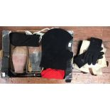 Various diver's undergarments and associated items including two boxed pairs of elasticated cuffs,