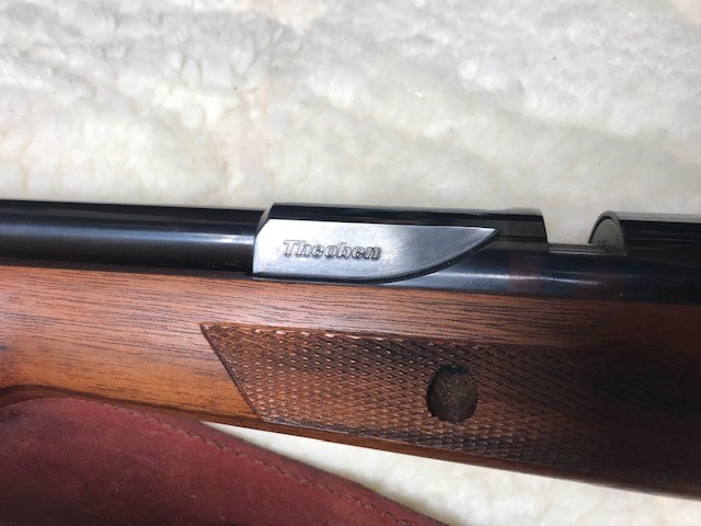 A Theoben SLR-88 .22 air rifle, with under-lever compressing spring loading with five 6-shot - Image 10 of 13