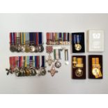 A medal and associated ephemera collection from the estate of Charles Frederick Motley RN.