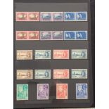 A 1946 Victory Omnibus Stamp Collection, all Unmounted Mint, 62 stamps from 164 countries, in