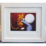 Doug Hyde (British 1972) 'Together Again' signed, limited edition print, number 203/395, in rustic