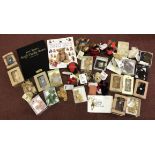Twenty eight small Steiff bears including Christmas ornaments and historic miniatures, together with
