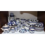 SECTION 1. A quantity of Booths 'Real Old Willow' pattern no. A8025 tea and dinner wares including