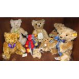 SECTION 47. Eight various Steiff bears including 'Memories' cream fur no. 681028, 'Diamond Jubilee',