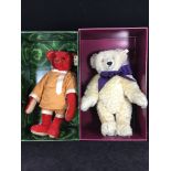 Two Steiff bears including 'Alfonzo' red hair, gold button no. 406195, limited edition 1708/5000 and