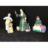 Three various Royal Doulton figures including 'Christmas Parcels HN 2851', 'A Penny's Worth HN
