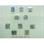 GB- QV - Lilac and Green printing 1883-84 10 stamps, inc 1/2d, mint, 1 1/2d, 2d, 2 1/2d, 4d, 5d, 6d,