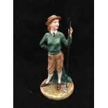 A Royal Doulton figure 'Women's Land Army HN 4364', limited edition no. 678/2500, 22cm high (staff