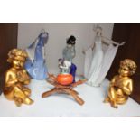 SECTION 5. A Royal Doulton Reflections porcelain figurine 'Moondancer no.HN 3181', together with