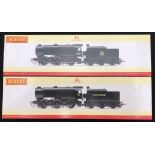 Two Hornby "OO" gauge model railway locomotive and tender. R 2355, BR 0-6-0 Class Q1 "33037" and R