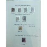 GB- QV- 8x Six Pence, Comprising: 1856 Wmk Emblems, Perf 14, 4x plate 1, 1862 Wmk Emblems, Perf