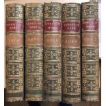 5 hardback copies of Sunday At Home, years include 1866, 1867, 1869, 1870 and 1886