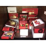 A collection of approximately 10 boxed die-cast model cars, predominantly Matchbox Special