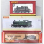 Three Hornby "OO" gauge model railway locomotives. R.1-3 M7 Tank Locomotive, Southern 249, 0-4-4T,