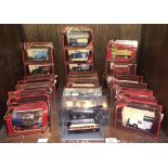 A collection of approximately 25 boxed die-cast model cars, Matchbox 'Models of Yesteryear' plus a