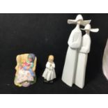 A Royal Doulton figure 'Sweet Dreams HN 2380', together with Royal Doulton 'Bedtime HN 1978' and a
