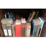 An assortment of books including World of Stamps, Sotheby's Art Sales Index, Sotheby's English