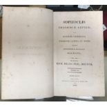 2 Volumes of Sophocles Tragoediae Septem Tomus 1 & Tomus 2 in latin published in 1808