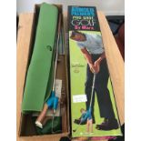 A vintage 'Official Arnold Palmer Pro Golf' indoor golf game, by Louis Marx of Swansea, original box