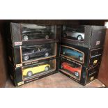 4 Maisto Special Edition 1:18 diecast model cars in original boxes & 2 Maisto Silver Edition 1.18