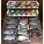 14 boxed Cararama die cast scale 1:43 model cars & 2x Cararama scale 1:43 - 5 Piece Set - Land