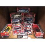 9 boxed Tesco die cast Dream Car 1:24 model sports cars & 9 boxed Tesco die cast Dream Car 1:43