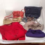 Mixed lot of items including 'Oscar De La Renta' silk trousers size 4 US, 'St John Evening by