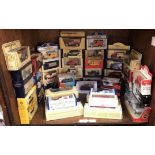 50 various boxed die cast models including Lledo, Models of Yesteryear, Oxford Die-Cast & many