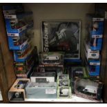 A collection of 21 Eddie Stobart die cast models including vans, lorries, trucks etc