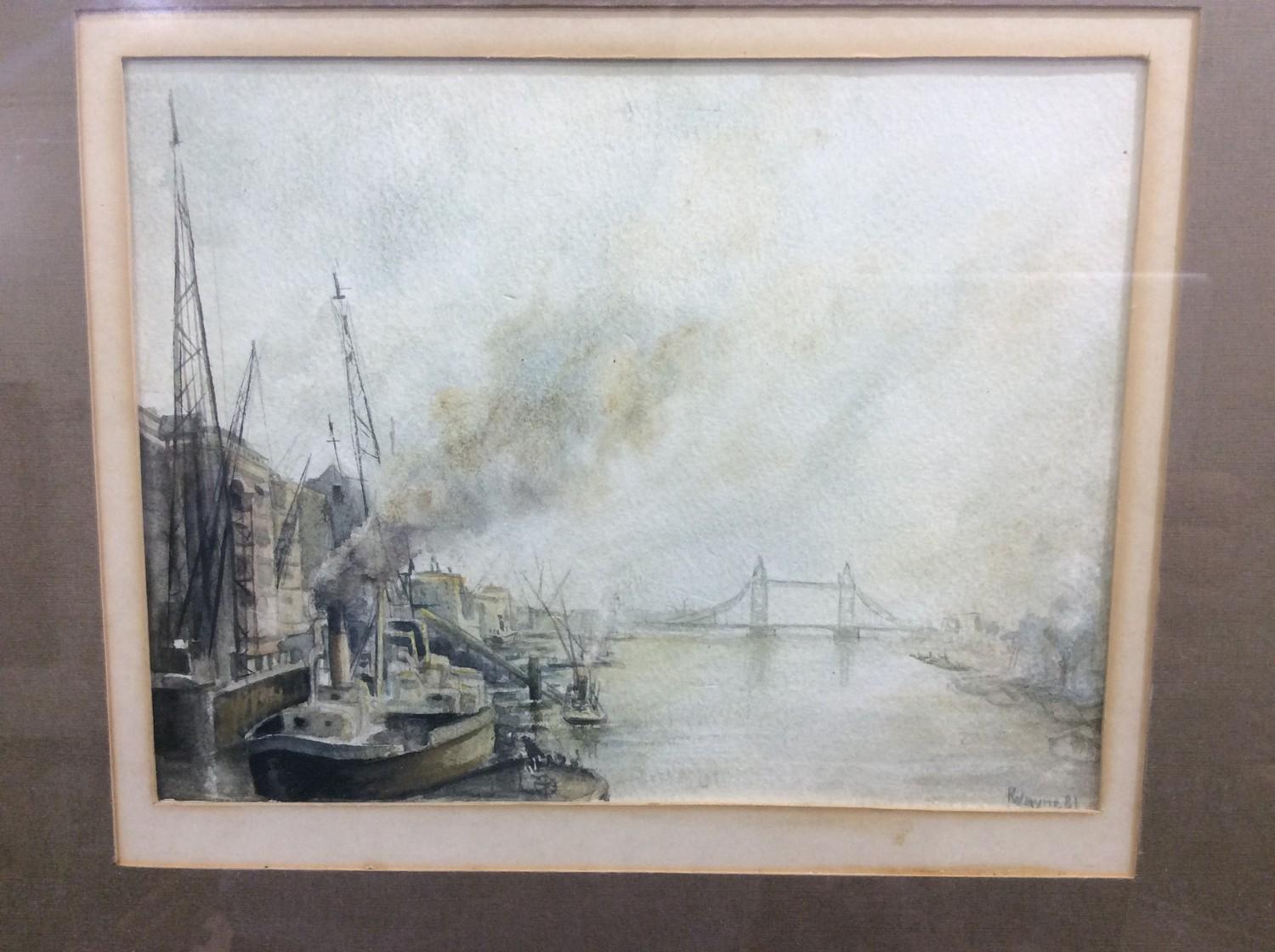 Anthony Pierpoint (late 20th C), two various local watercolour seascapes, the largest 33x45cm,
