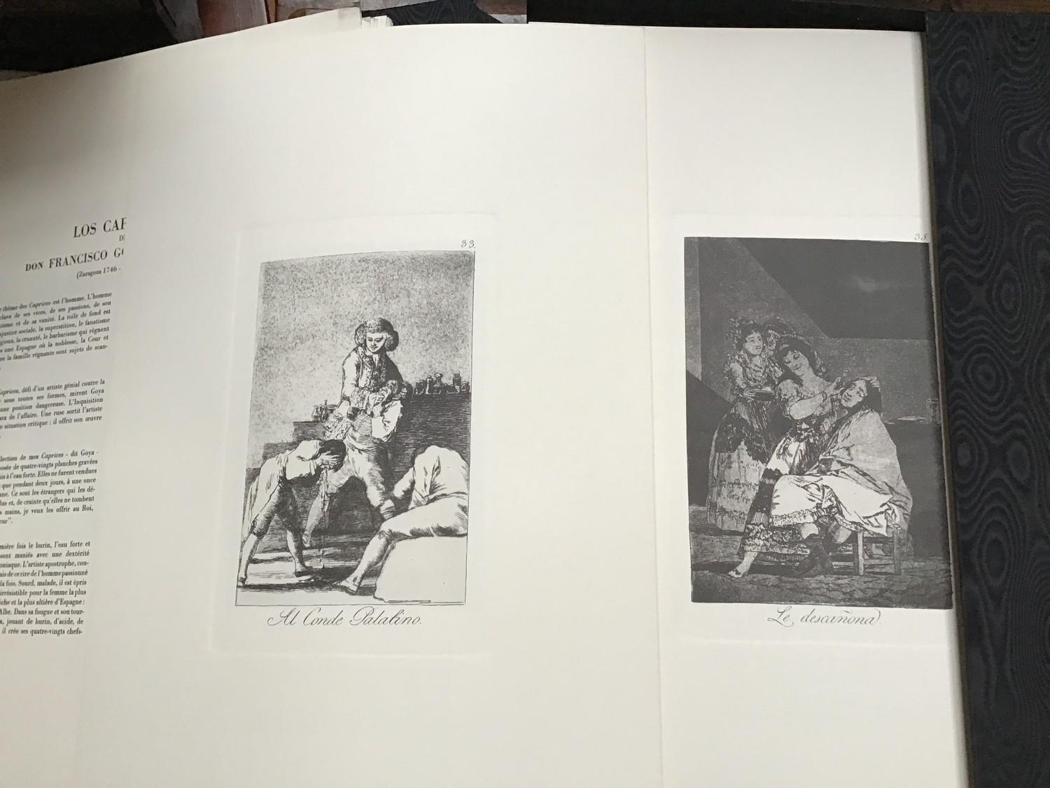 Francisco Goya (1746-1828) 'Los Caprichos' 1970 reproduction folio of 80 lithographic prints after - Image 2 of 2