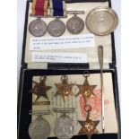A Father/Son medal collection comprising: Queen's SA Medal (HMS Phoenix) and LSGC (HMS Britannia) to