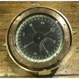 An Admiralty 1900 pattern gimbal compass with painted base, marked to rim 'Patt. 1900 No. SPN113',