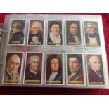 An album of cigarette cards of approximately 840 cards, which includes a full set of 50 Kensitas '